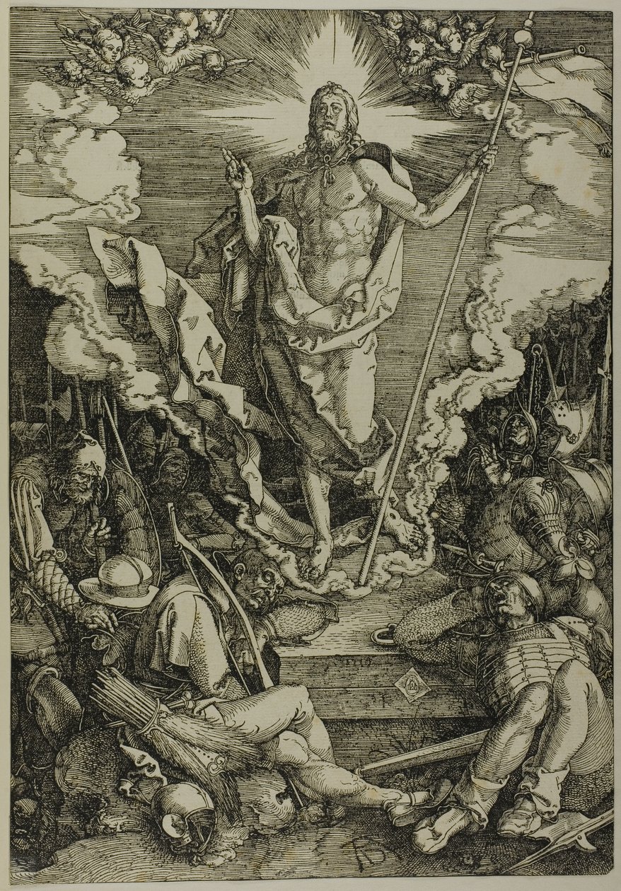 Ylösnousemus Suuresta kärsimyksestä tekijältä Albrecht Dürer