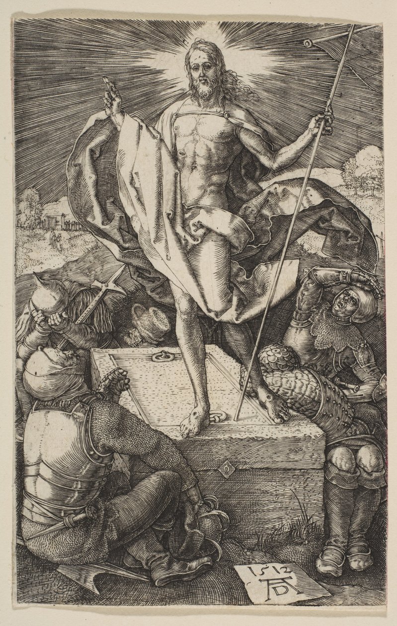 Ylösnousemus, sarjasta "Passio" tekijältä Albrecht Dürer