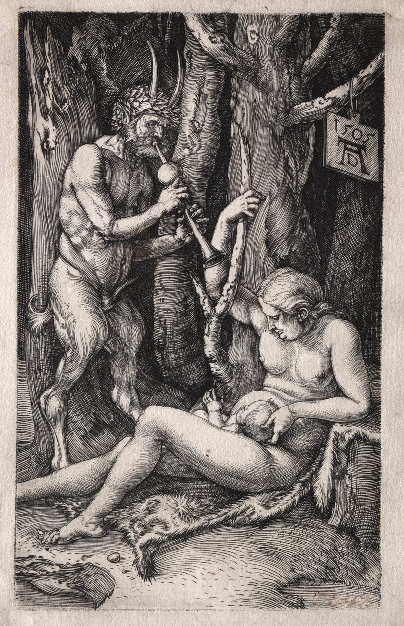 Satyr-perhe tekijältä Albrecht Dürer