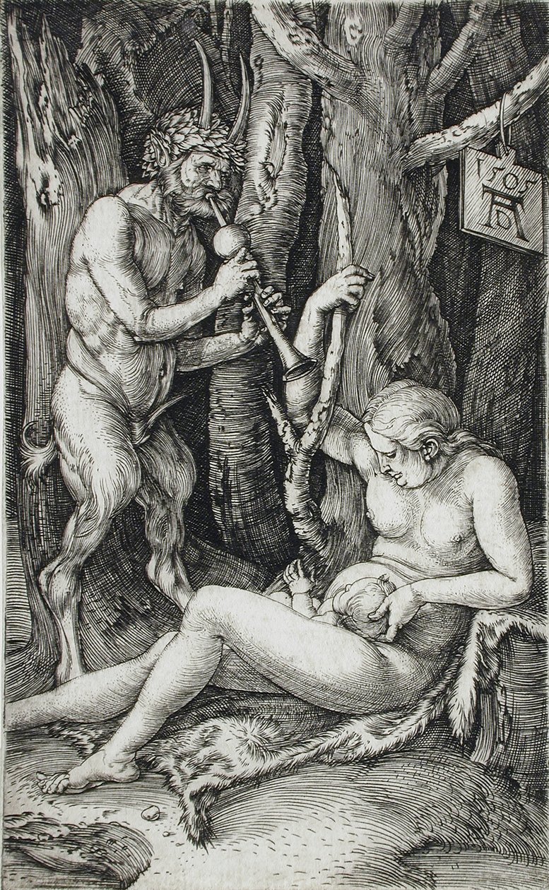 Satyr-perhe tekijältä Albrecht Dürer