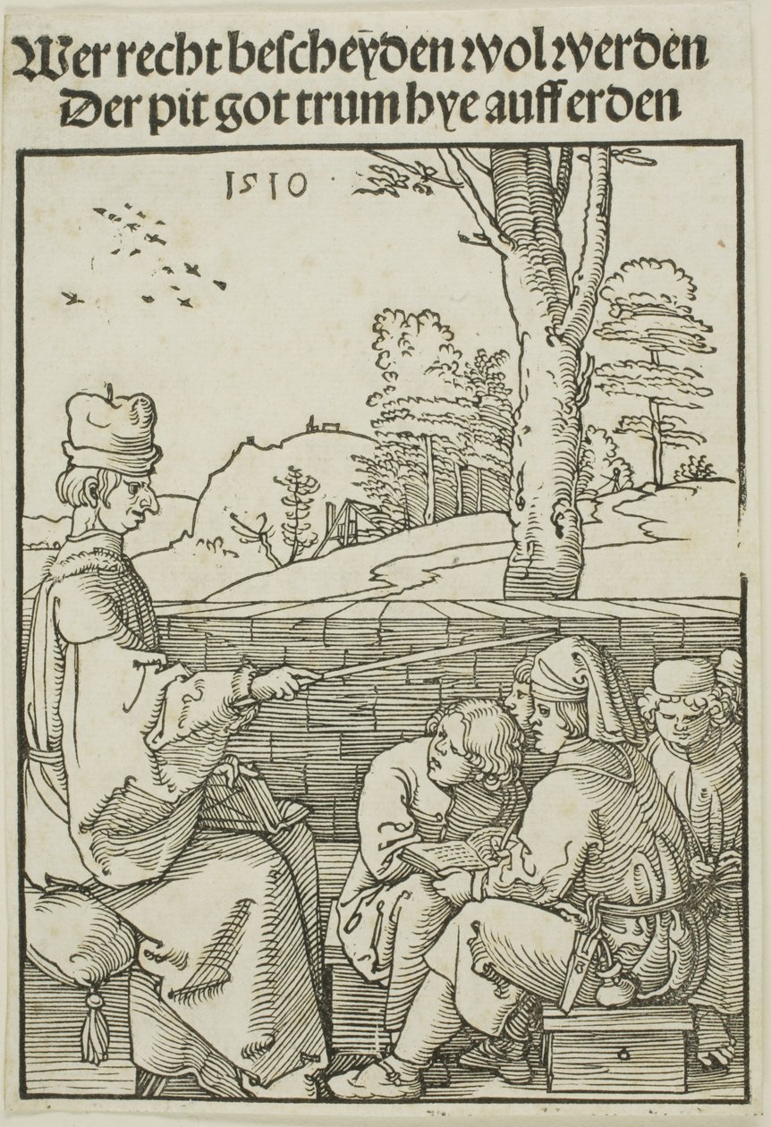 Koulun opettaja tekijältä Albrecht Dürer