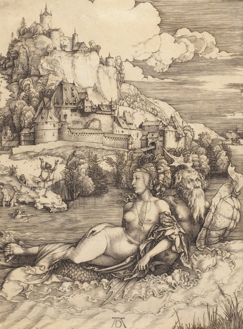 The Sea Monster (Merihirviö) tekijältä Albrecht Dürer