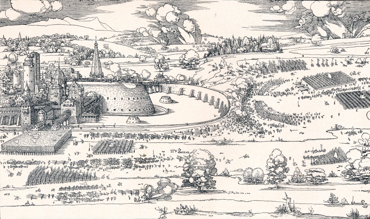 Linnoituksen piiritys I, 1527 1906 tekijältä Albrecht Dürer