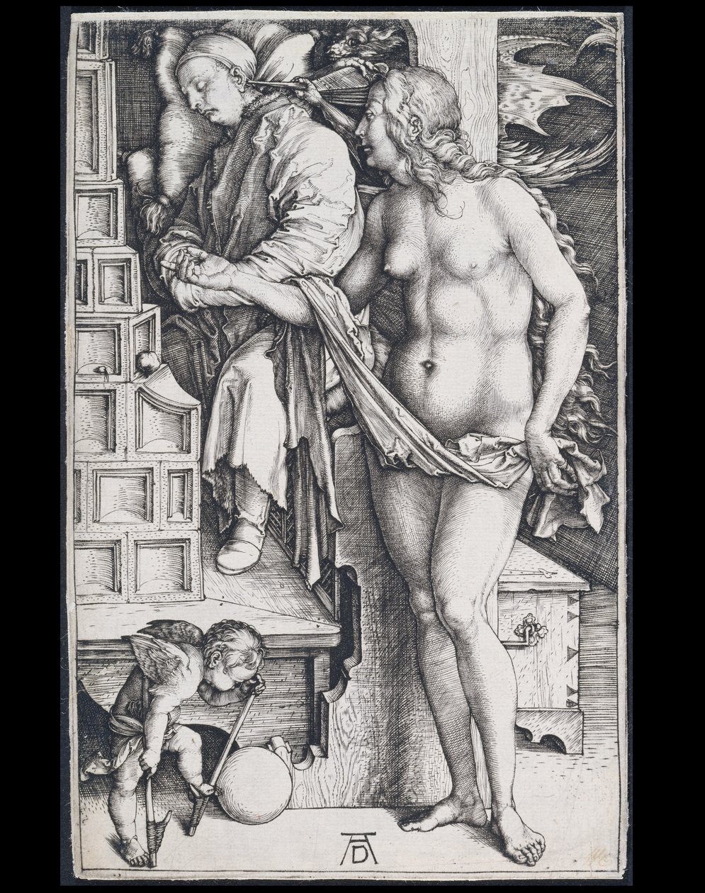 Laiskan kiusaus (Lääkärin unelma) tekijältä Albrecht Dürer
