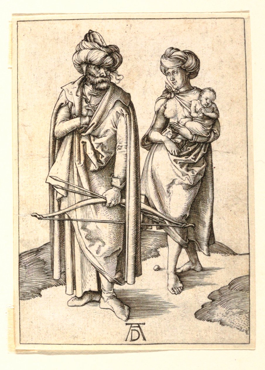 Turkkilainen perhe tekijältä Albrecht Dürer