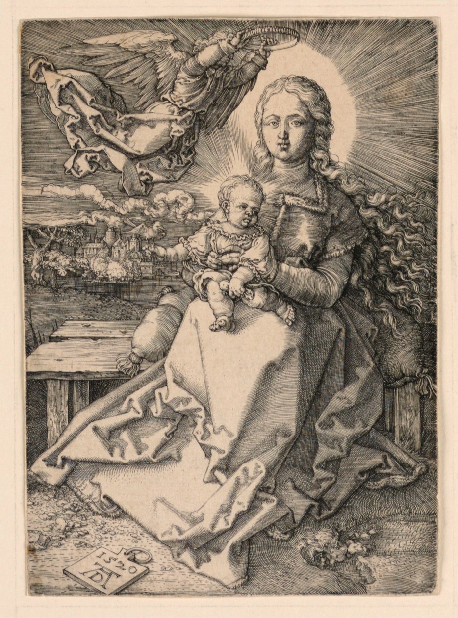 Enkelin kruunaama Neitsyt tekijältä Albrecht Dürer