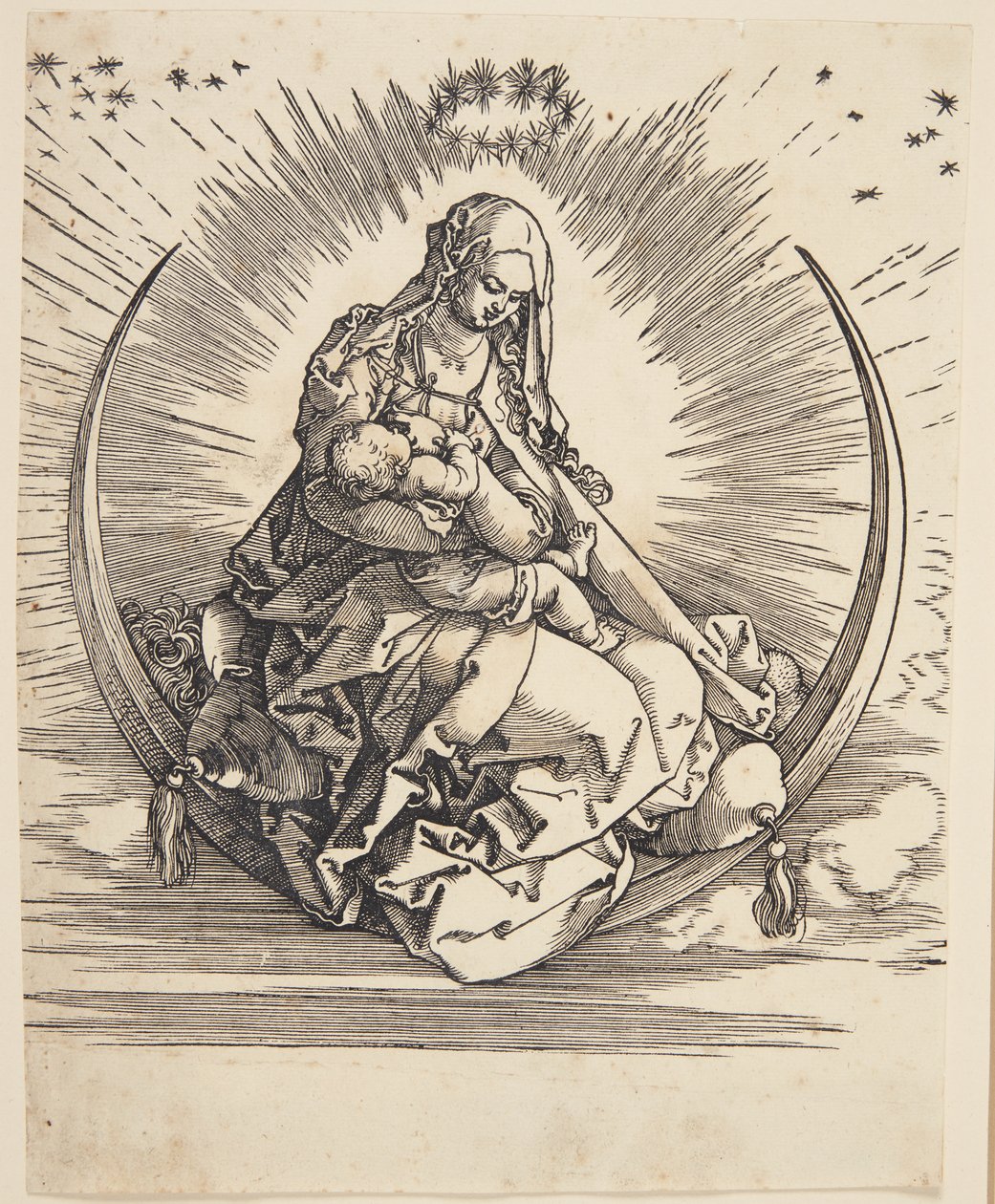 Neitsyt puolikuussa tekijältä Albrecht Dürer