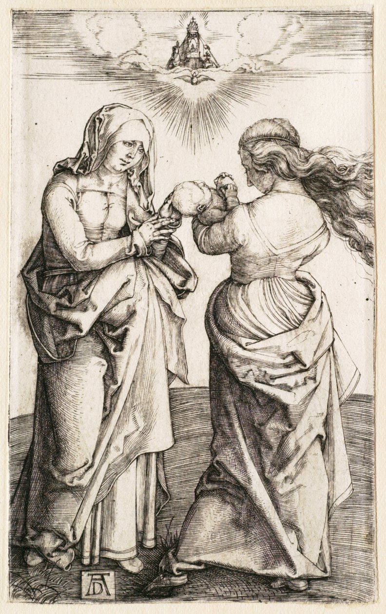Neitsyt Maria, Kristus-lapsi ja pyhä Anna tekijältä Albrecht Dürer