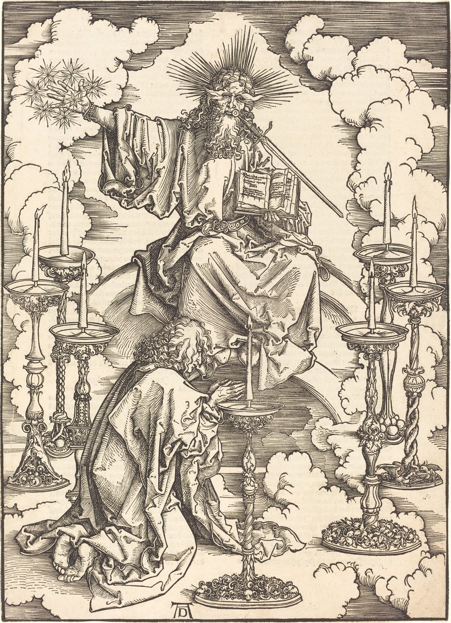 Seitsemän kynttilänjalan visio tekijältä Albrecht Dürer