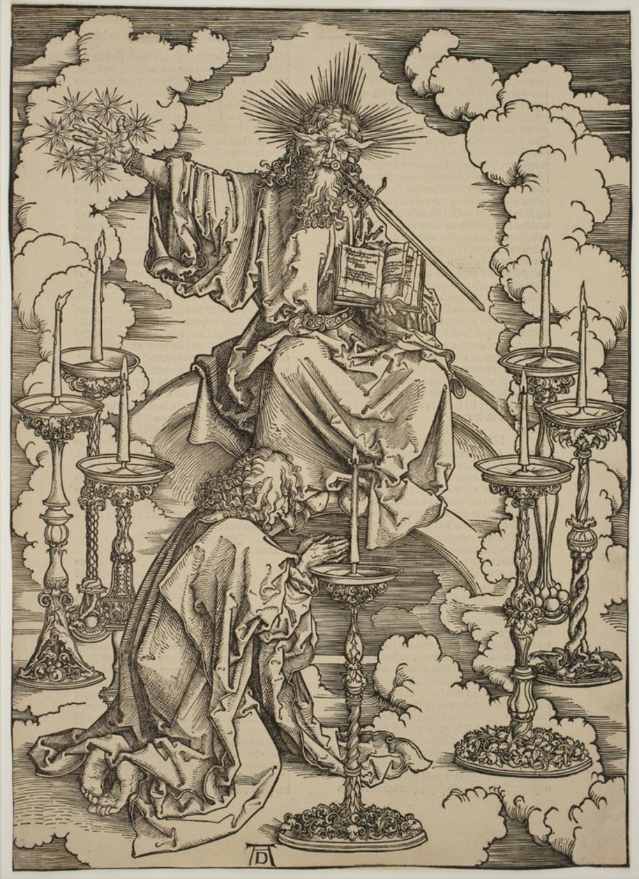 Seitsemän kynttilänjalan visio tekijältä Albrecht Dürer