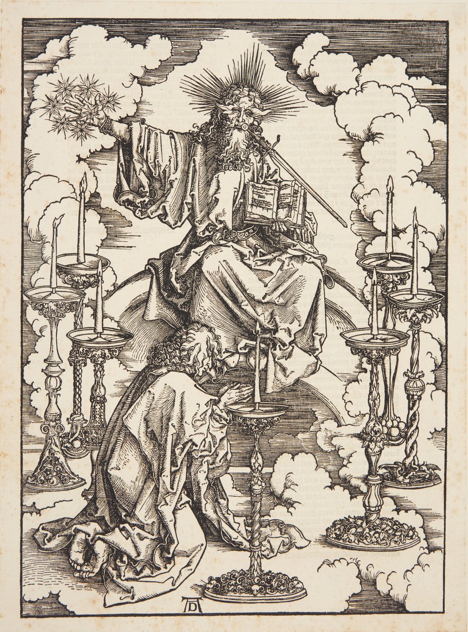 Seitsemän kynttilänjalan visio tekijältä Albrecht Dürer