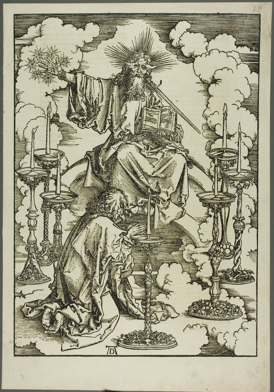 Seitsemän kynttilänjalan visio, The Apocalypse tekijältä Albrecht Dürer