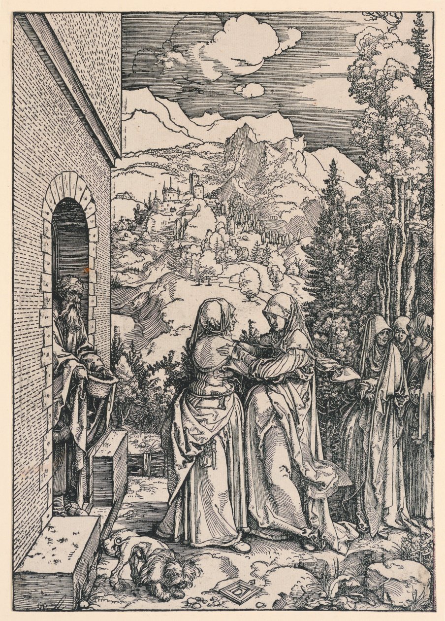 Vierailu, Elämä of the Virgin -sarjasta tekijältä Albrecht Dürer