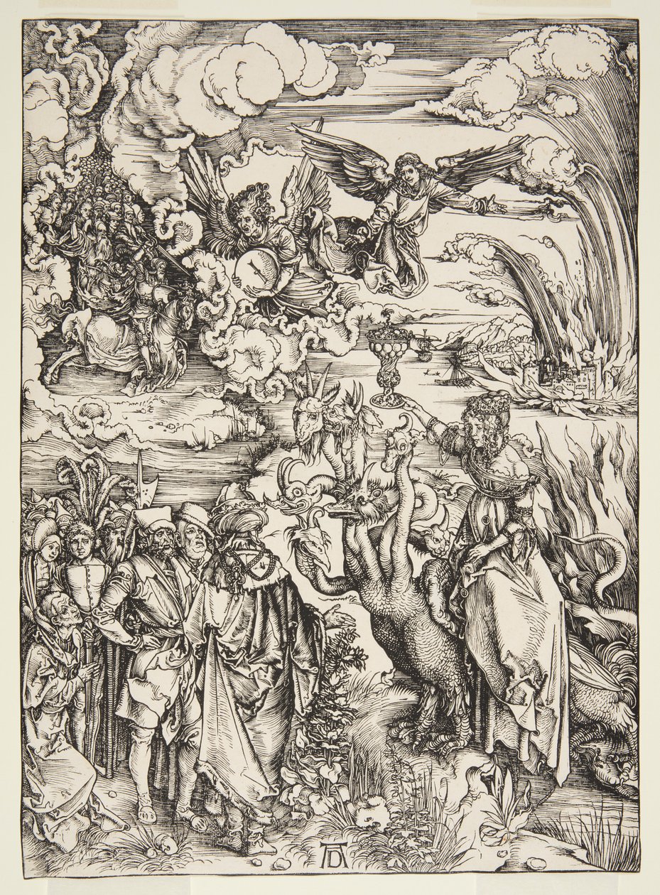 Babylonin huora, The Apocalypse tekijältä Albrecht Dürer