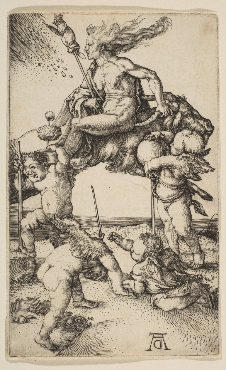 Noita, n. 1500. tekijältä Albrecht Dürer