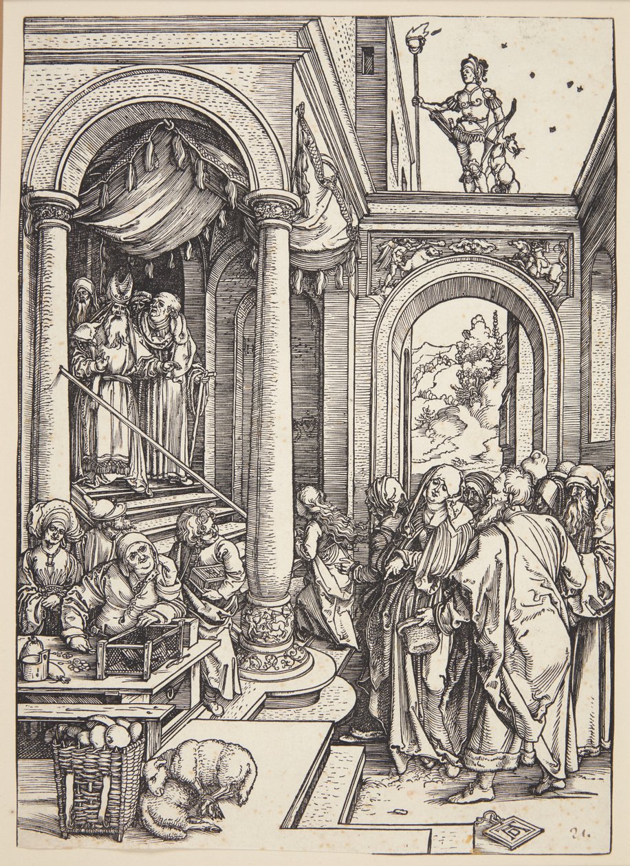 Neitsyt esittely temppelissä tekijältä Albrecht Dürer