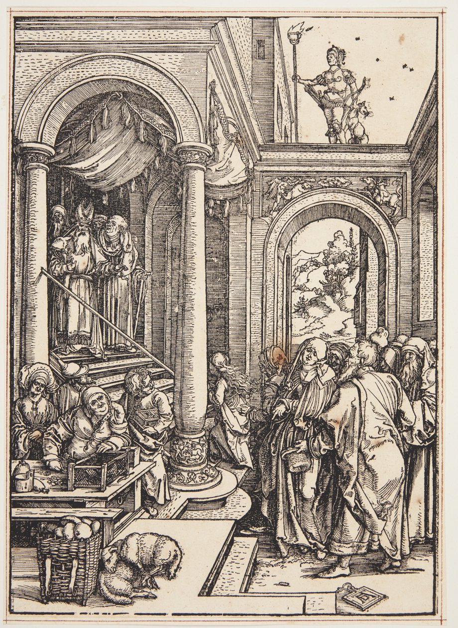 Neitsyt esittely temppelissä tekijältä Albrecht Dürer