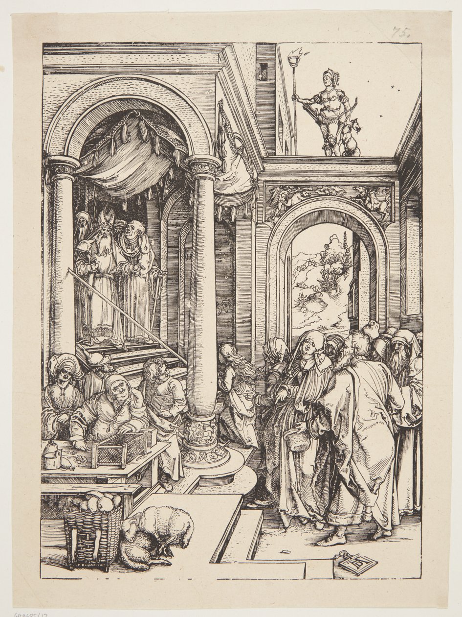 Neitsyt esittely temppelissä tekijältä Albrecht Dürer