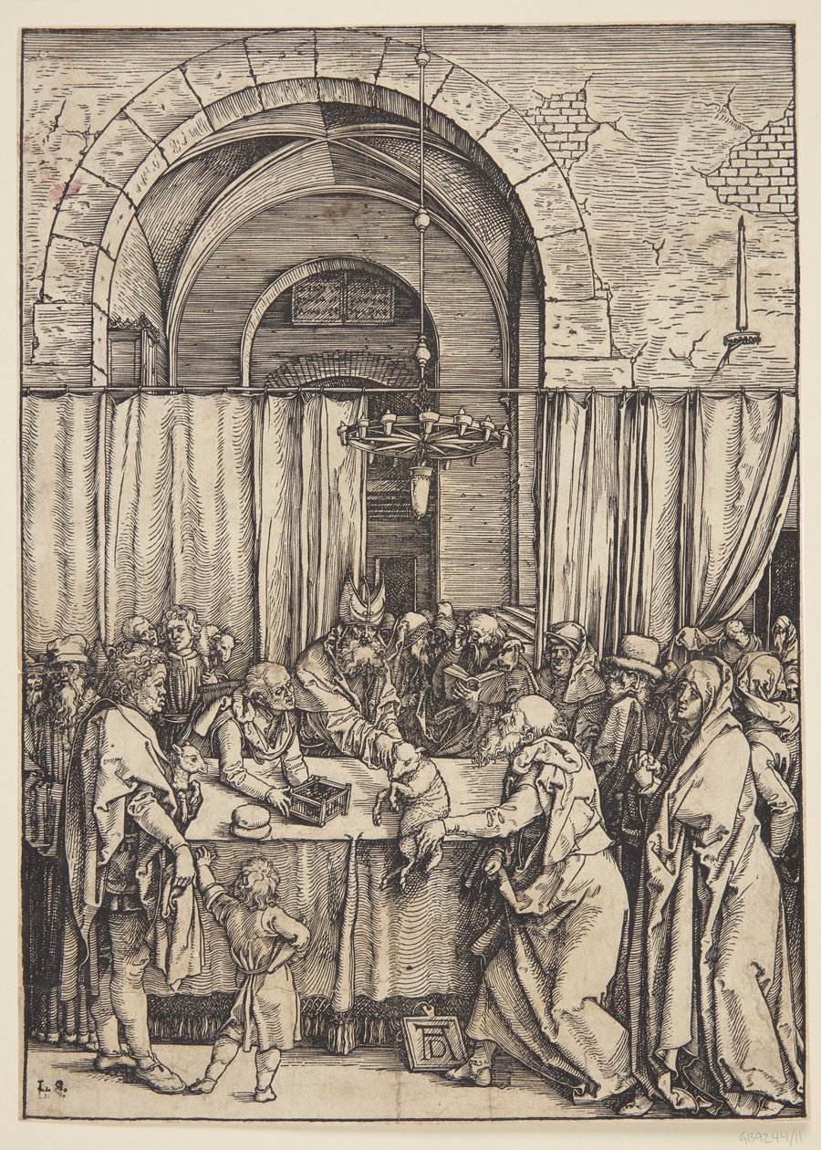 Joakimin tarjouksen hylkääminen tekijältä Albrecht Dürer