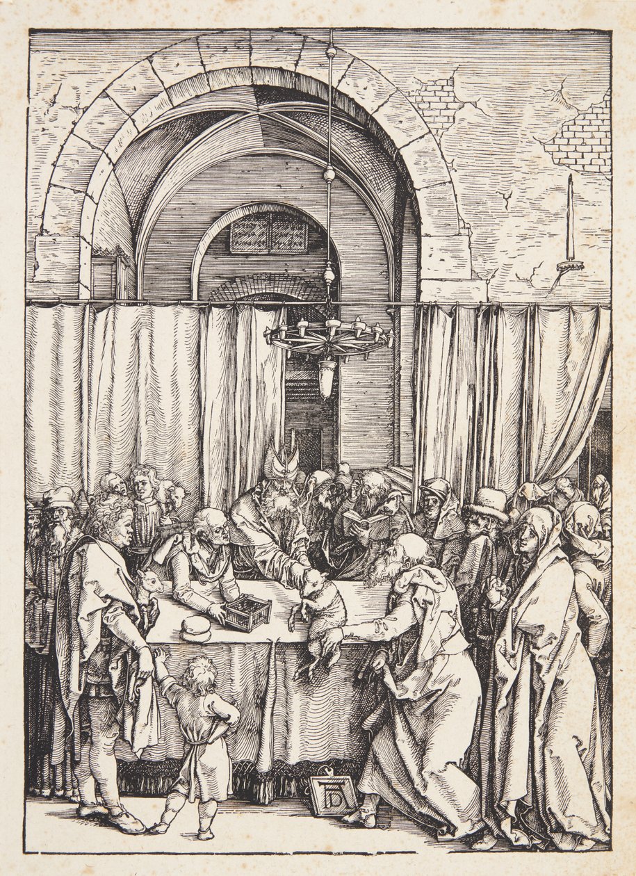 Joakimin tarjouksen hylkääminen tekijältä Albrecht Dürer