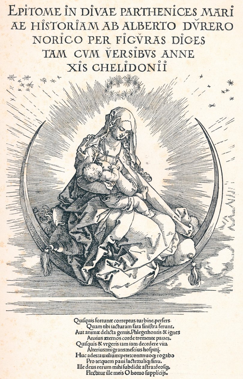 Neitsytelämän nimisivu, 1511 1906 tekijältä Albrecht Dürer
