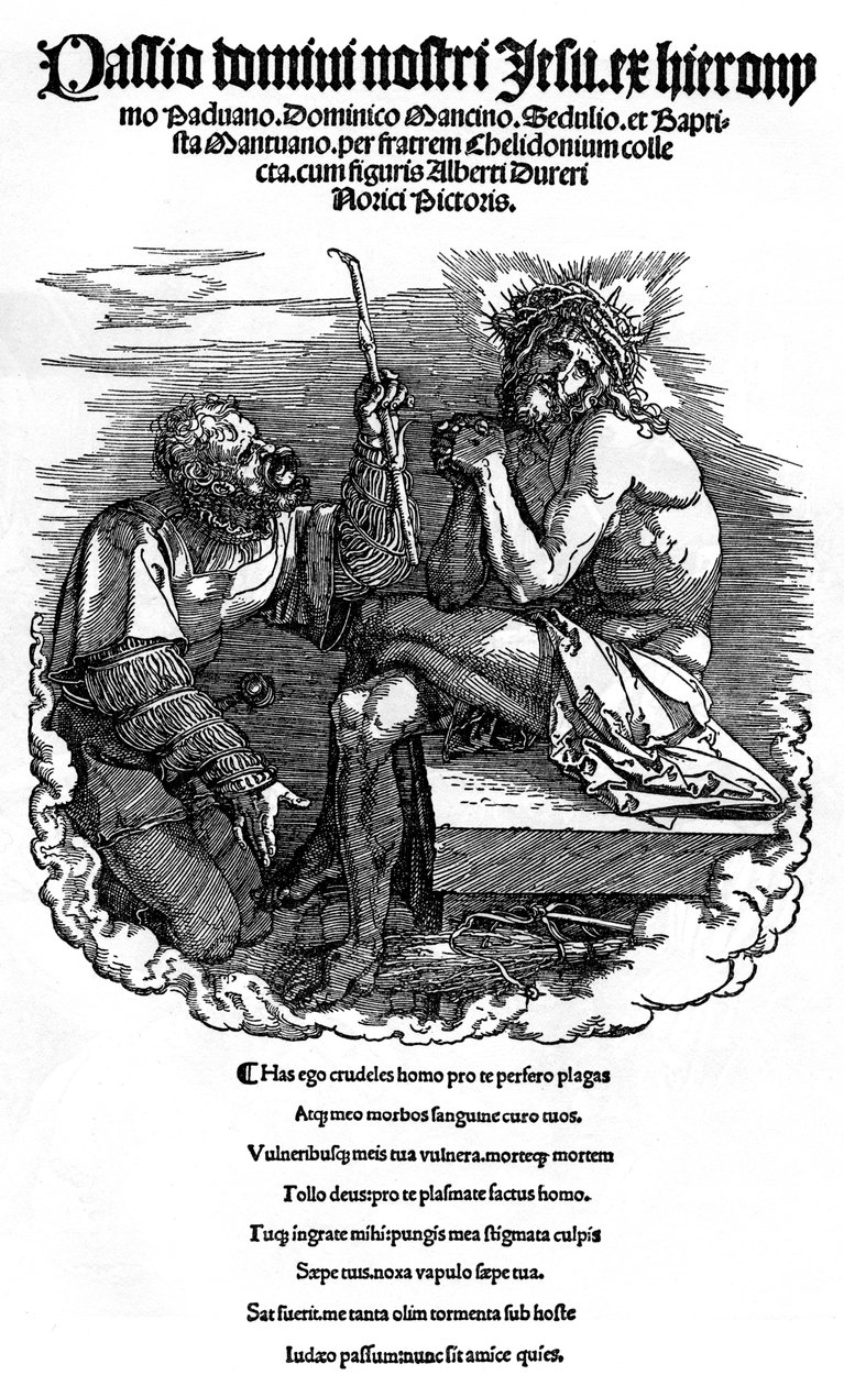 Nimisivu sarjaan Suuri intohimo, 1510, 1936 tekijältä Albrecht Dürer