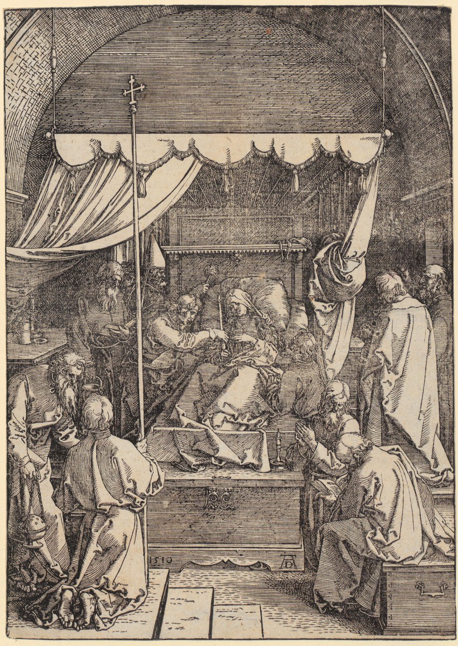 Neitsyt Marian kuolema tekijältä Albrecht Dürer