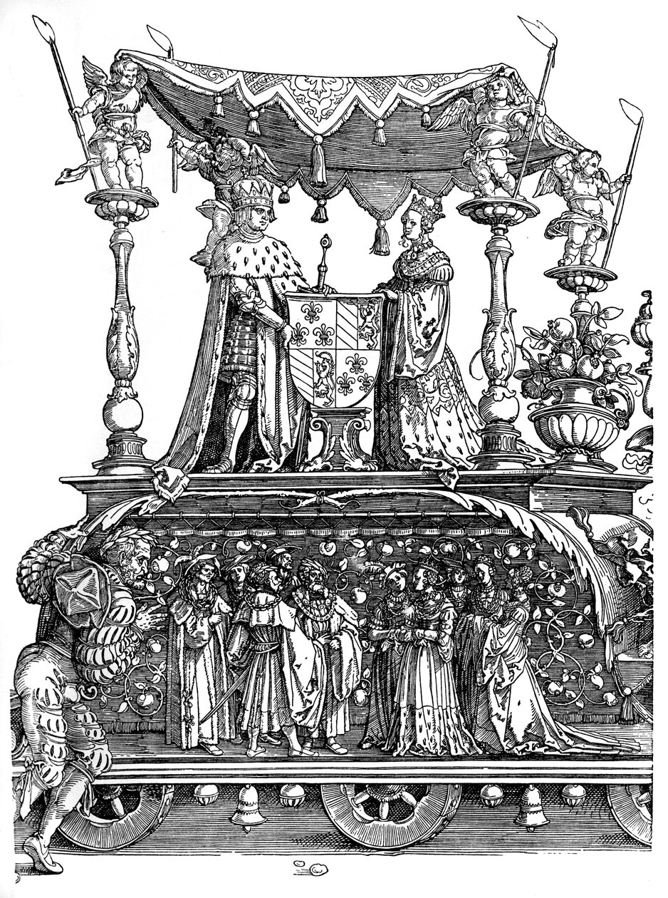 Maximilian I:n voittoisa paluu, 1515, 1936 tekijältä Albrecht Dürer