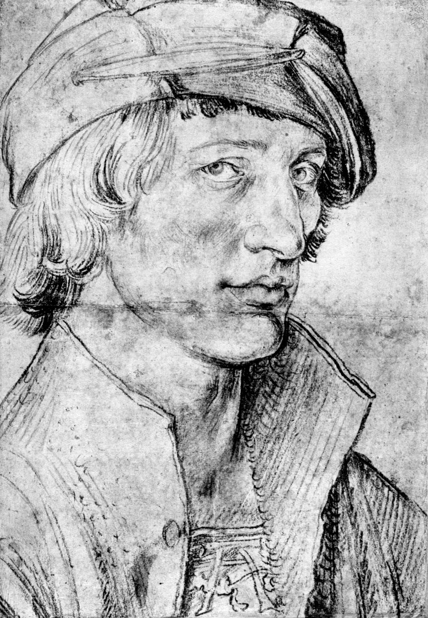 Tuntematon muotokuva, 1514, 1936 tekijältä Albrecht Dürer
