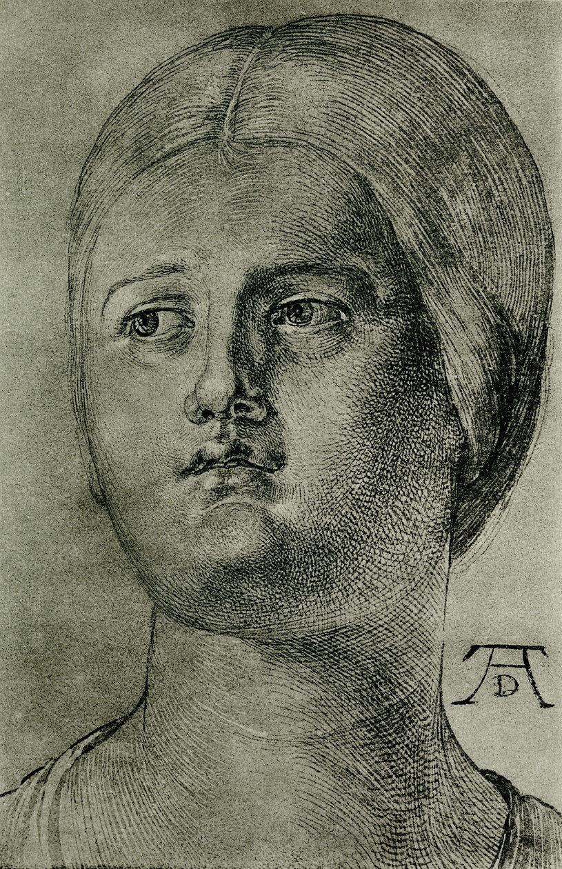 Venetsialaisen naisen pää tekijältä Albrecht Dürer