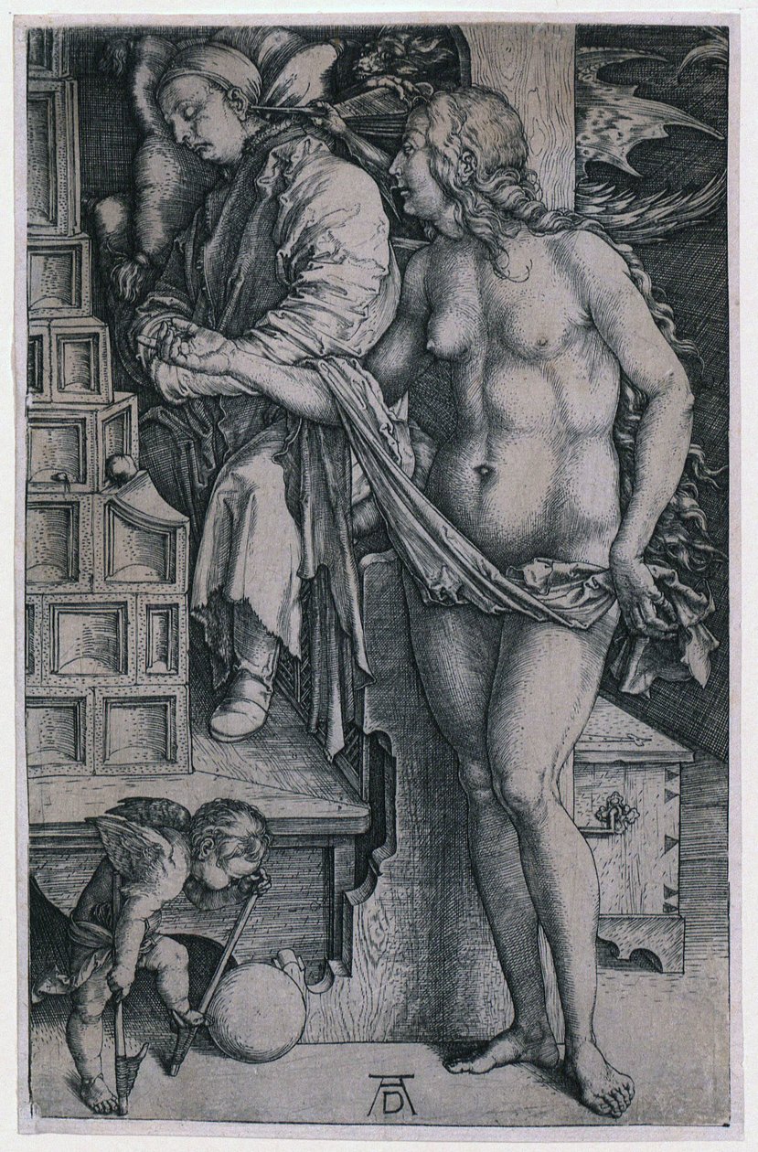 Laiskan miehen kiusaus tekijältä Albrecht Dürer