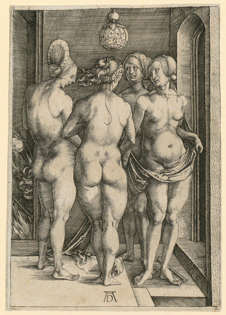 Neljä noitaa tekijältä Albrecht Dürer
