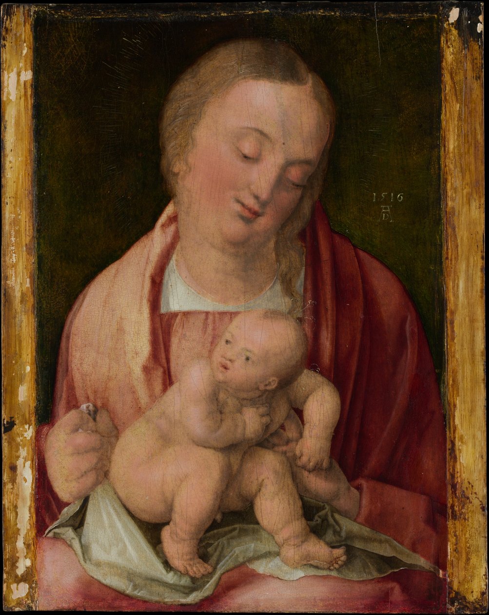 Neitsyt Maria ja Jeesus-lapsi tekijältä Albrecht Dürer