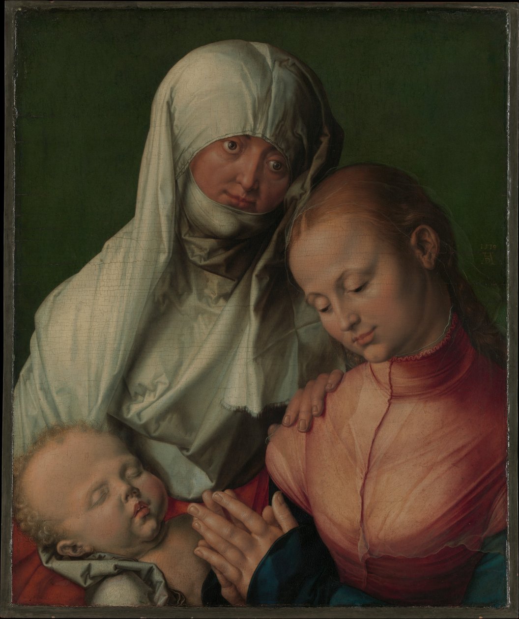 Neitsyt Maria ja lapsi sekä pyhä Anna tekijältä Albrecht Dürer