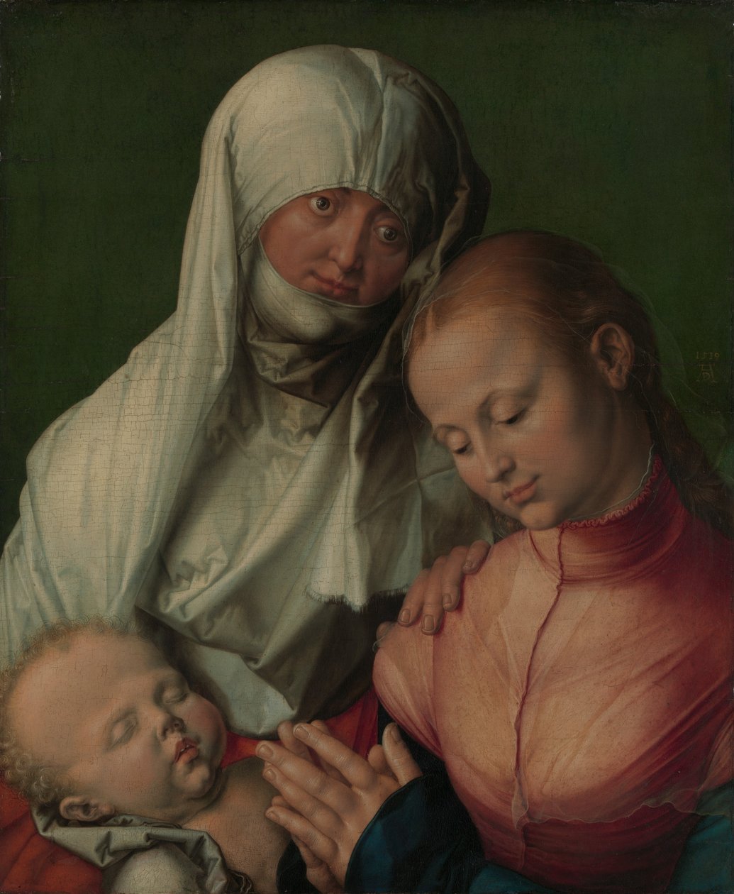 Neitsyt ja lapsi Pyhän Annan kanssa, luultavasti 1519. tekijältä Albrecht Dürer