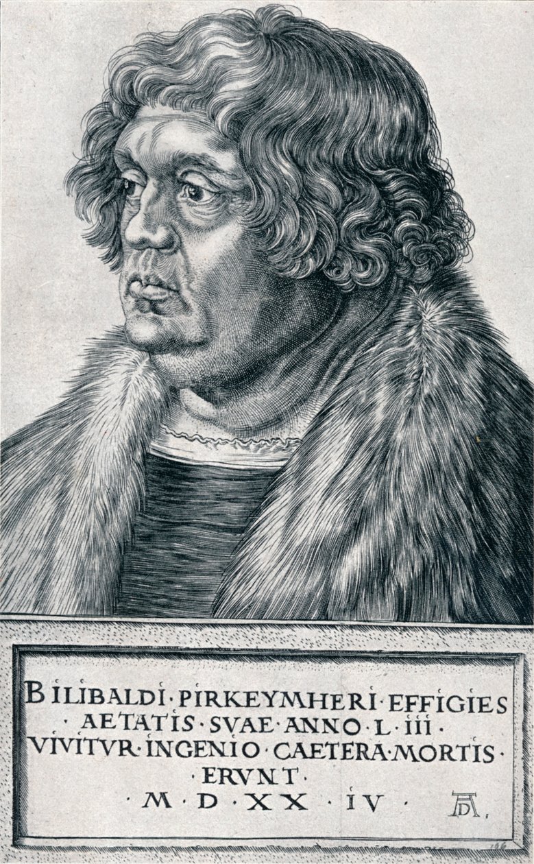Willibald Pirkkheimer, 1524 1906 tekijältä Albrecht Dürer