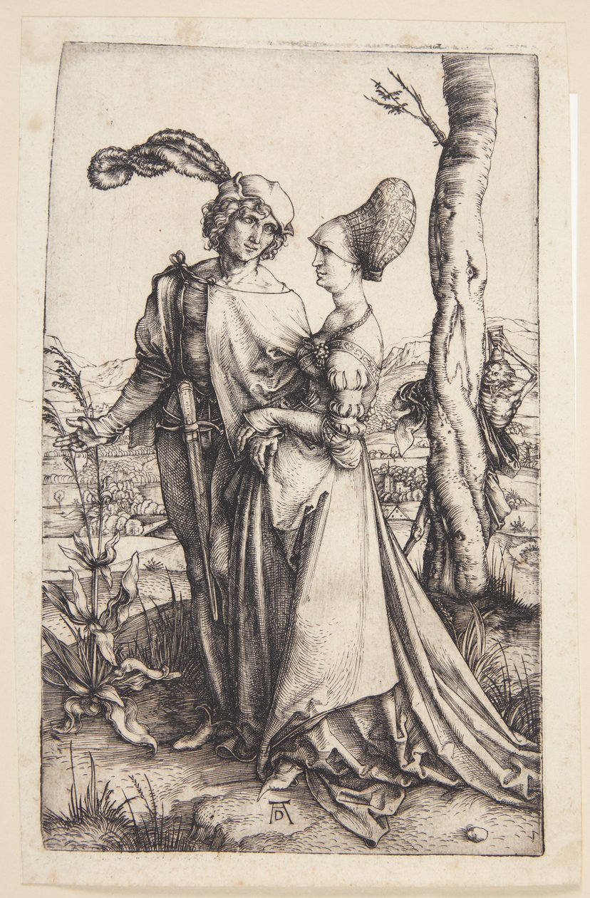 Nuorta paria uhkaa kuolema tekijältä Albrecht Dürer