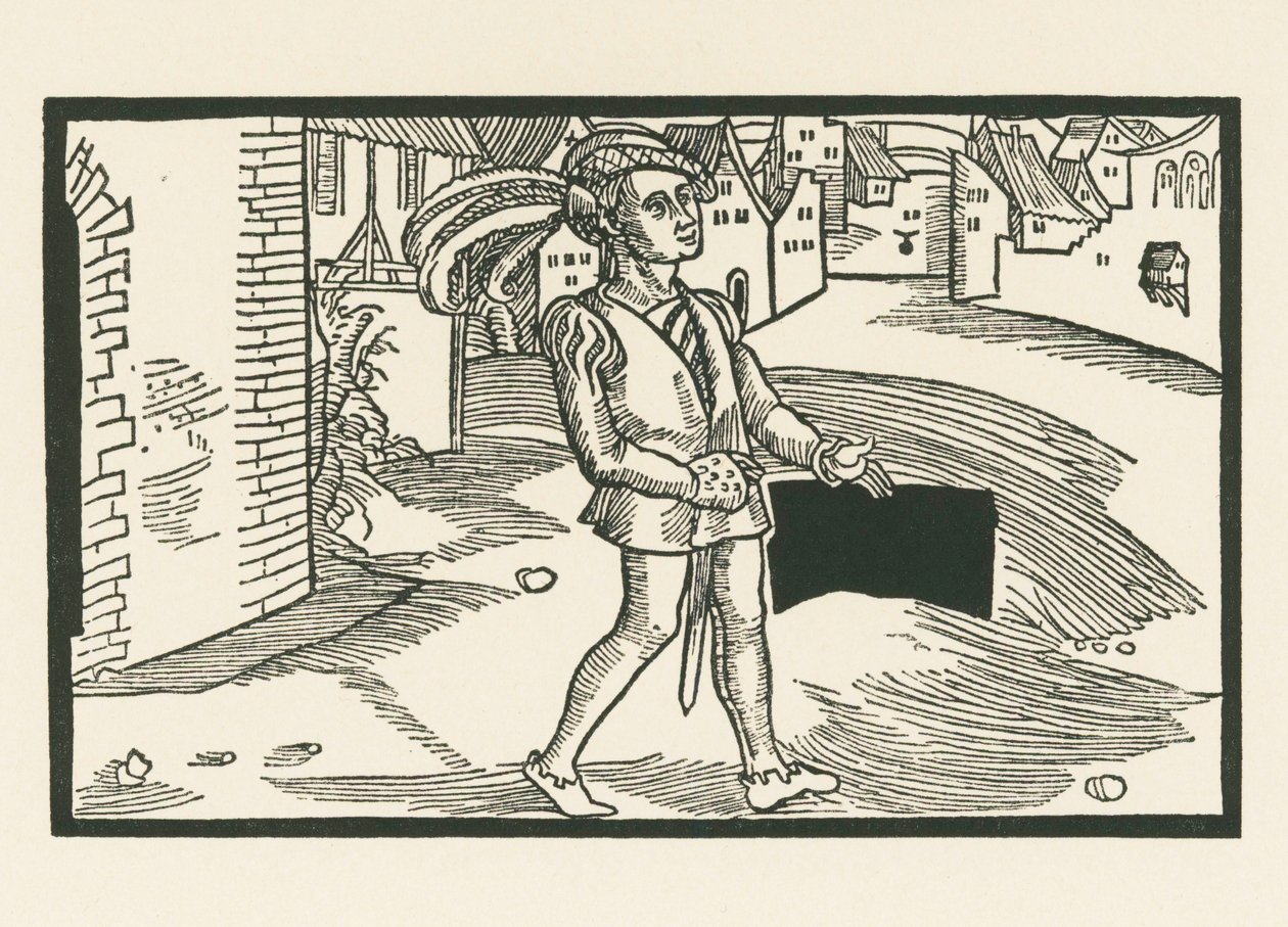 Aeschinus, noin 1492-93 (puupiirros). tekijältä Albrecht Dürer or Duerer