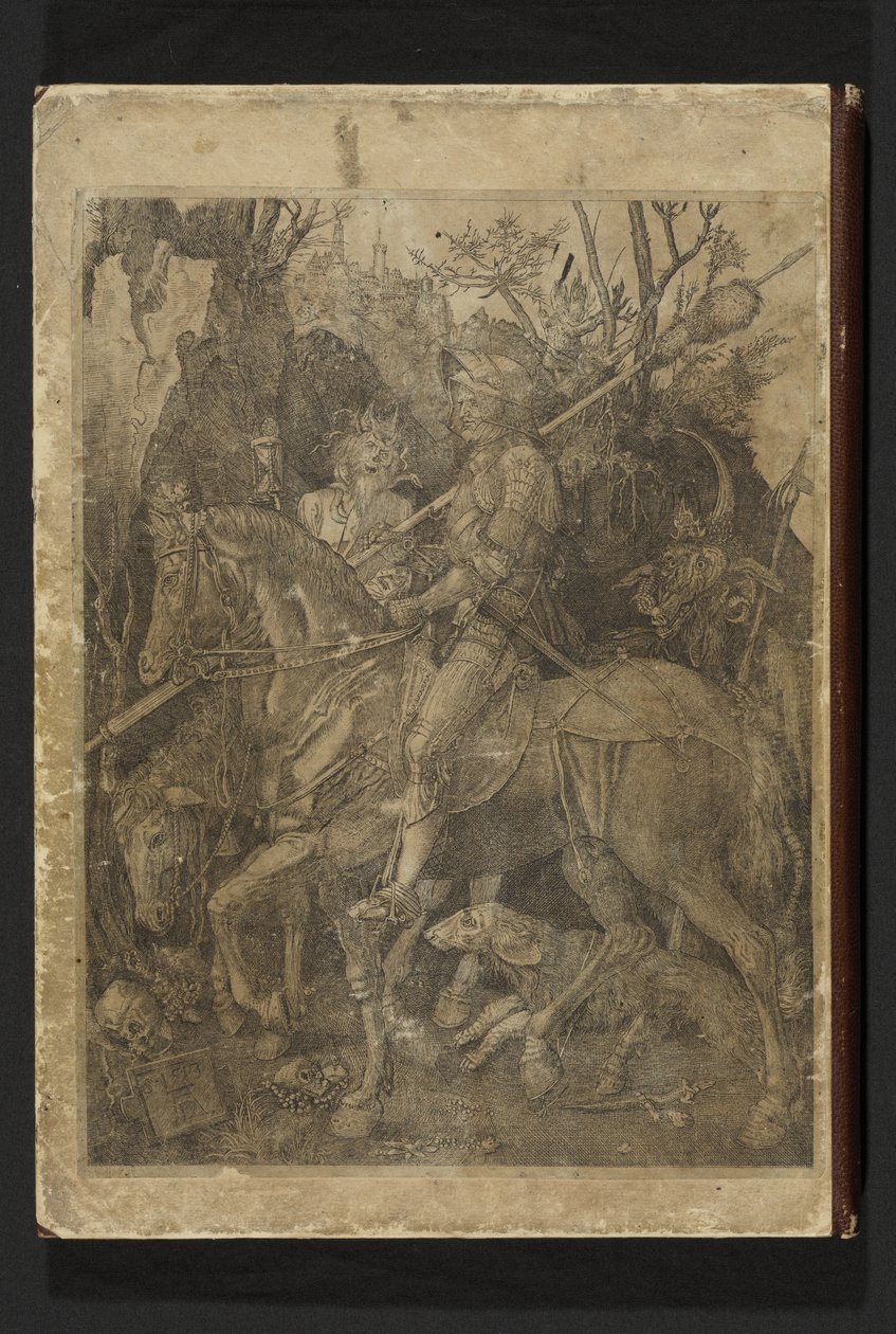 Takakansi Avant et après - Dürerin "Knight, Death and Devil" tekijältä Albrecht Dürer