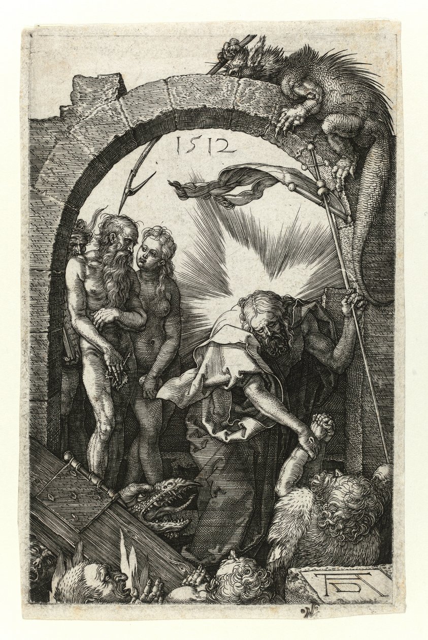 Kristus Limbossa (Aadamin ja Eevan kanssa) tekijältä Albrecht Dürer