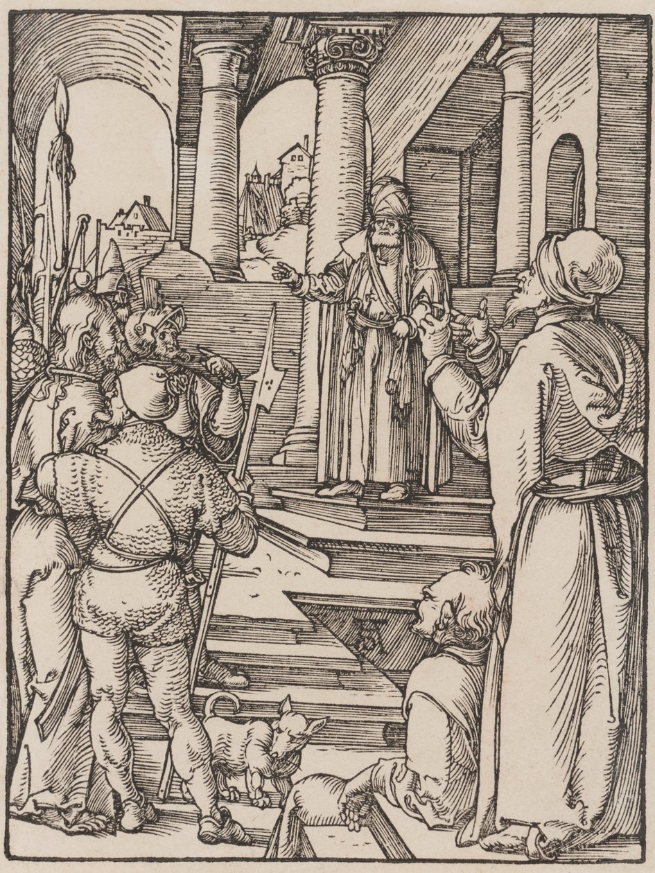 Kristus Hannaksen edessä tekijältä Albrecht Dürer