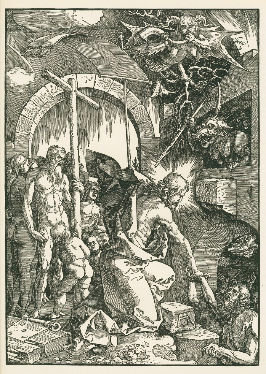 Kristus Limbossa tekijältä Albrecht Dürer or Duerer