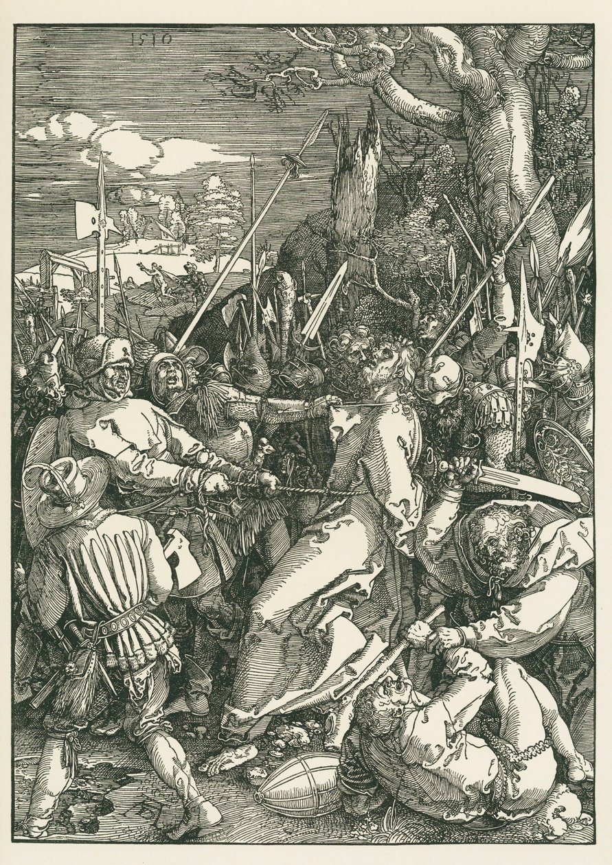 Kristus vangittuna tekijältä Albrecht Dürer or Duerer