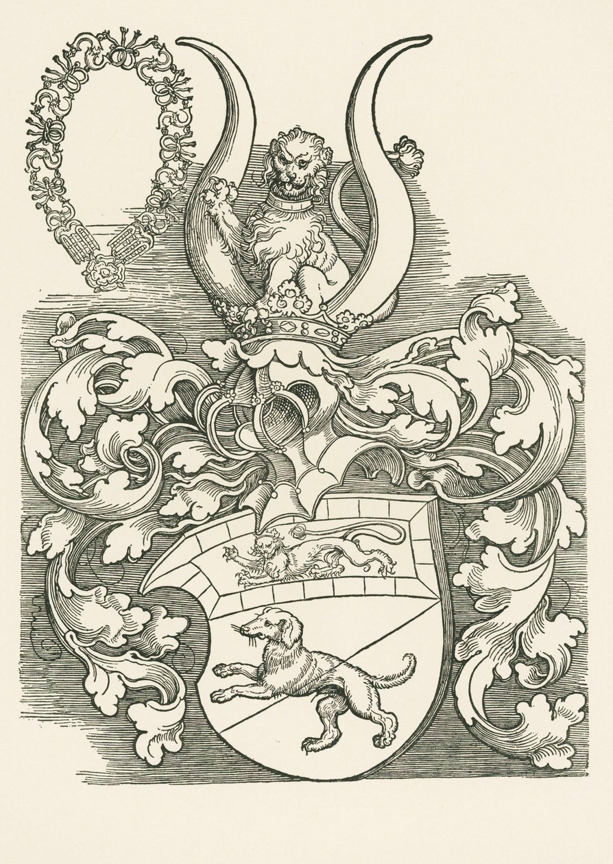 Lorenz Staiberin vaakuna tekijältä Albrecht Dürer or Duerer