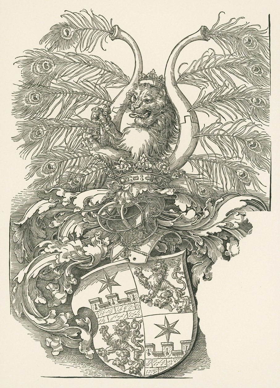 Roggendorfin vaakuna tekijältä Albrecht Dürer or Duerer