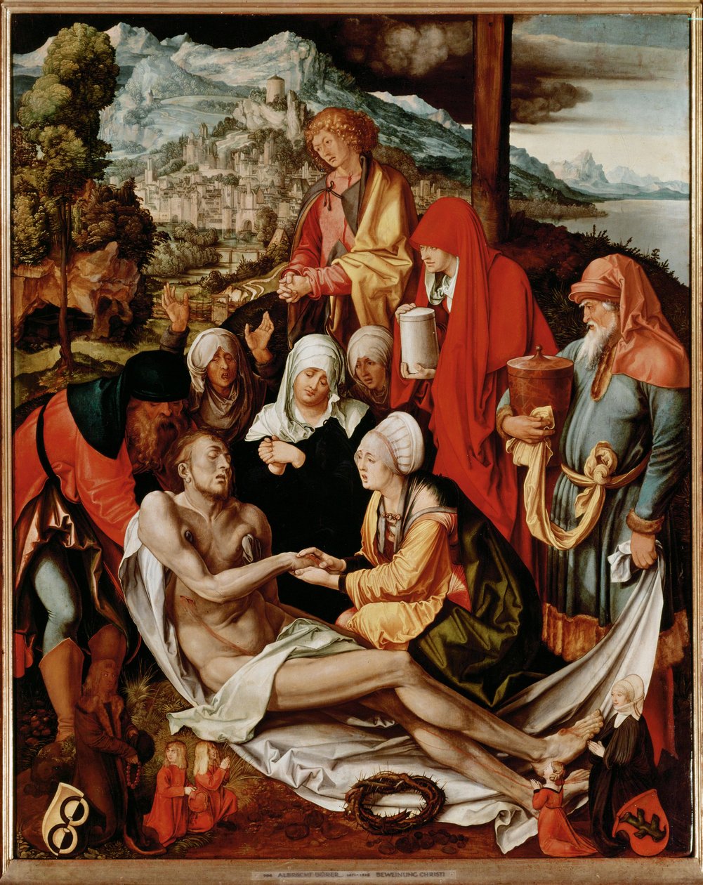 Deploration (maalaus kankaalle) tekijältä Albrecht Dürer or Duerer