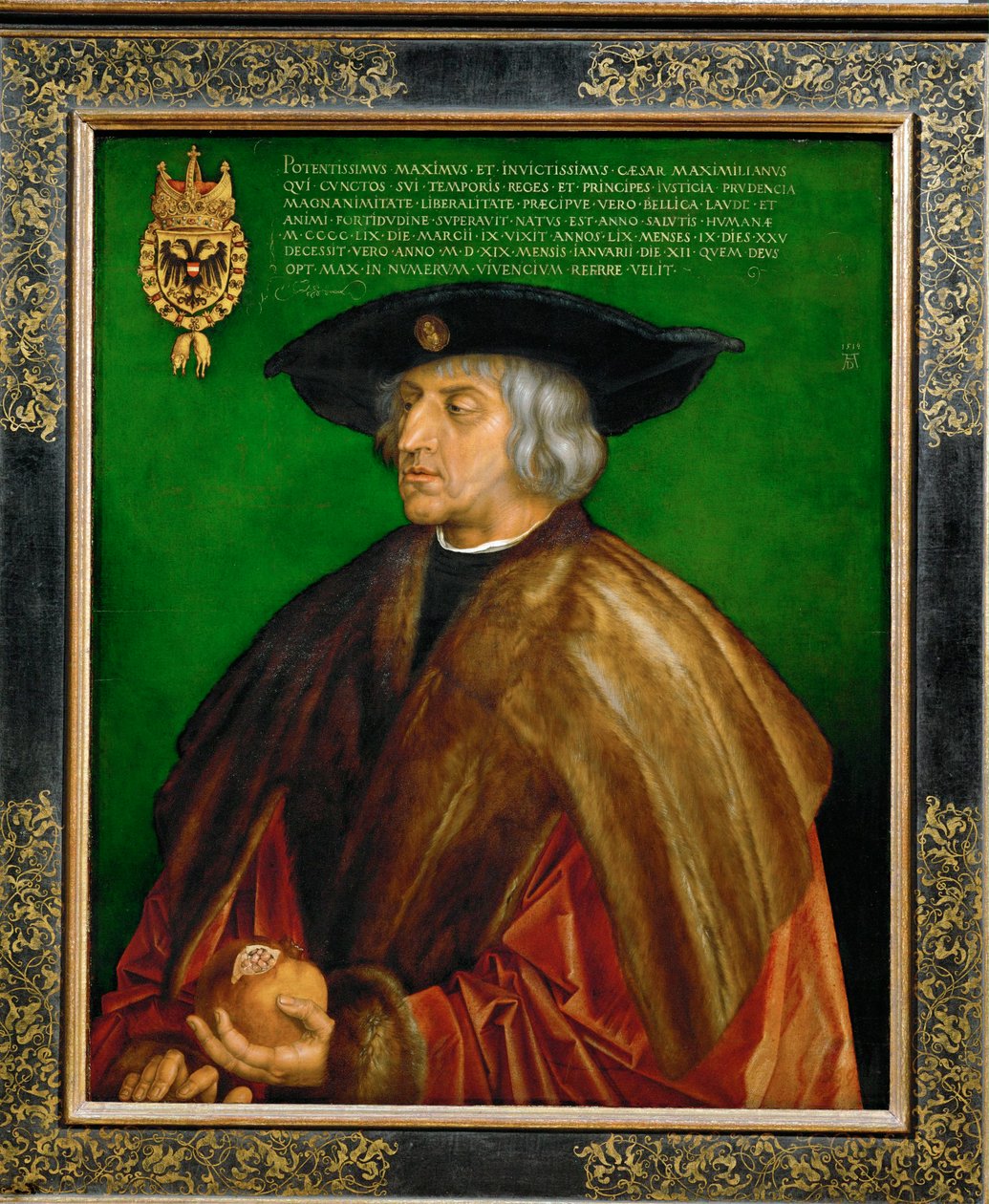 Keisari Maximilian I tekijältä Albrecht Dürer or Duerer