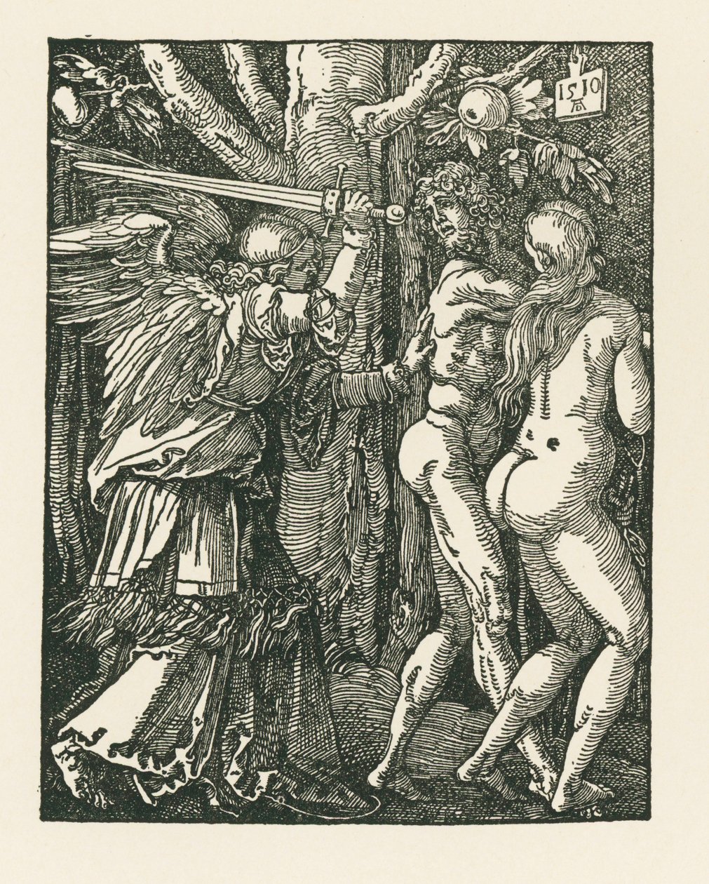 Karkottaminen paratiisista tekijältä Albrecht Dürer or Duerer