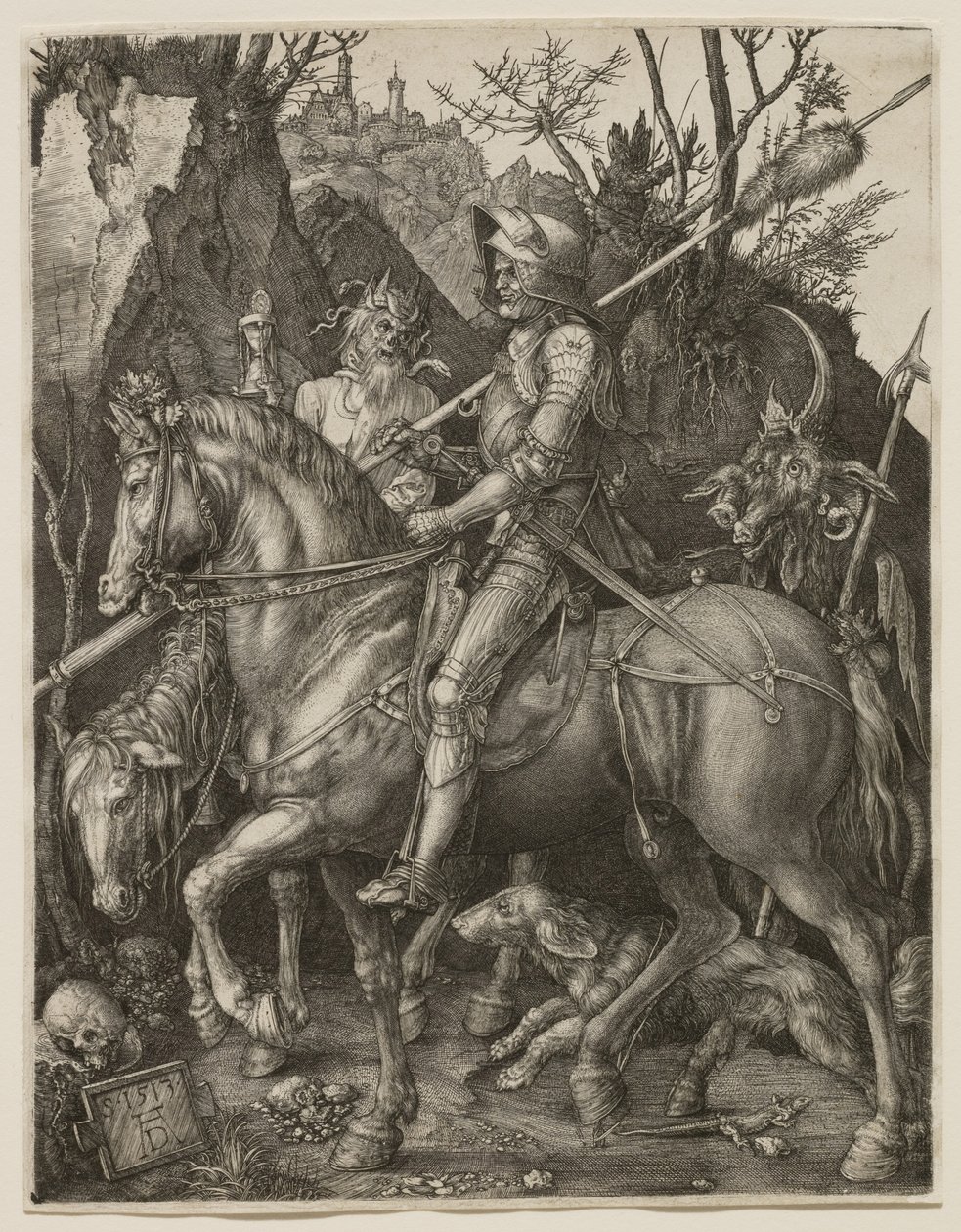 Ritari, kuolema ja paholainen tekijältä Albrecht Dürer