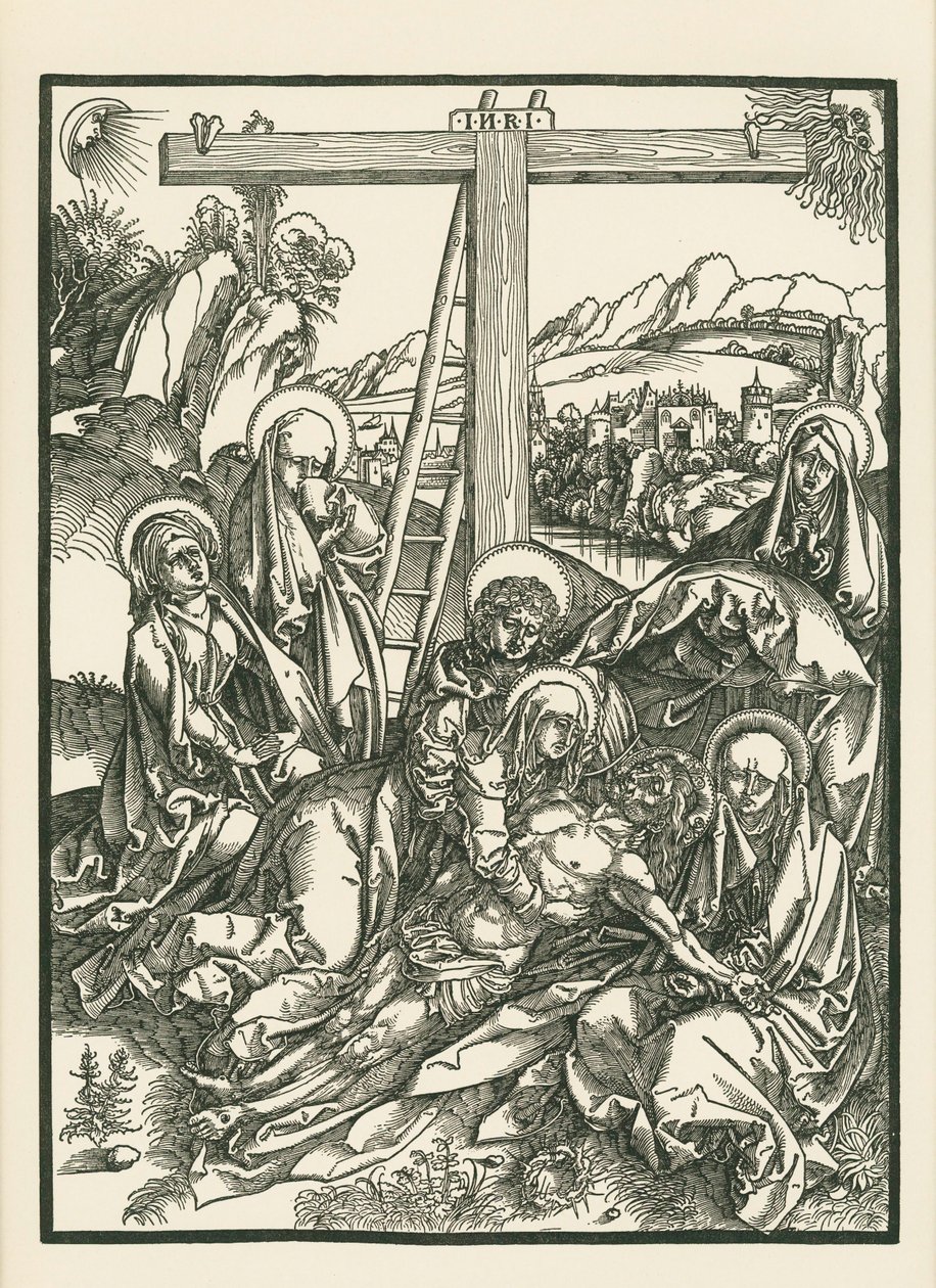 Valitusvirsi Kristuksen puolesta, noin 1500 (puupiirros). tekijältä Albrecht Dürer or Duerer